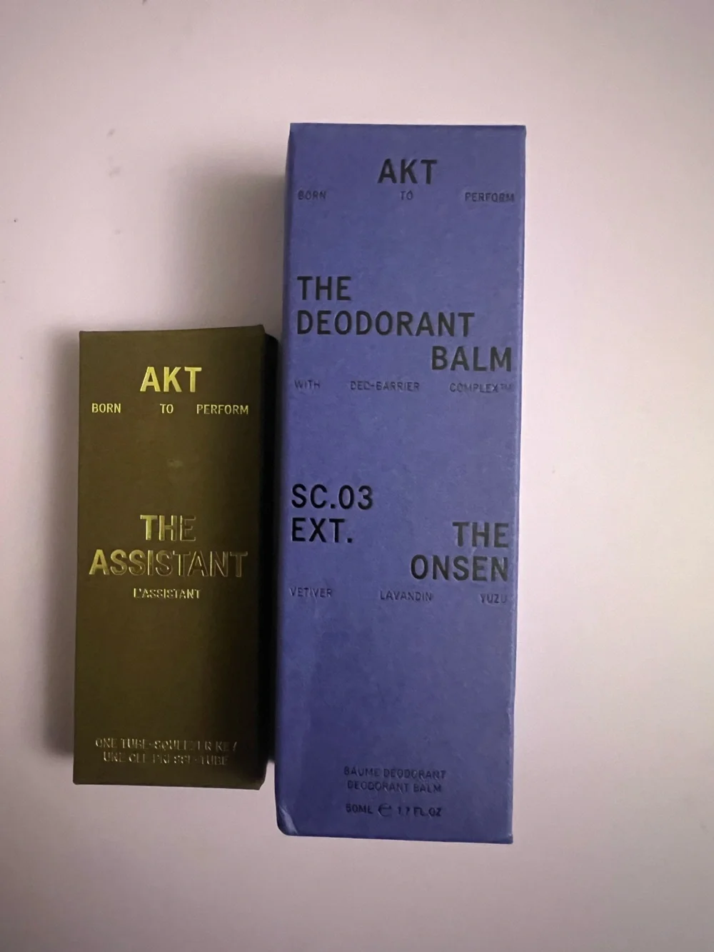 AKT Deodorant Balm SC.03 The Onsen + Assistant Tube Key NIB